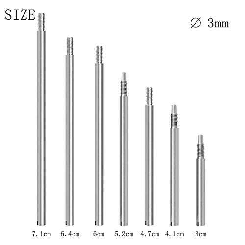 JVSISM 69Pcs/Set Bassoon Repair Tool Parts Screws + Bassoon Key Shaft Kit DIY Tool Woodwind Instrument Accessories
