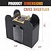 GDHSWJ Automatic Card Shuffler, Casino Card Shufflers 1-6 Decks USB-C/Battery-Operated, Electric Card Shuffler for UNO,Casino Card Game,Poker,Phase 10,Blackjack,Texas Hold'em,Home Card