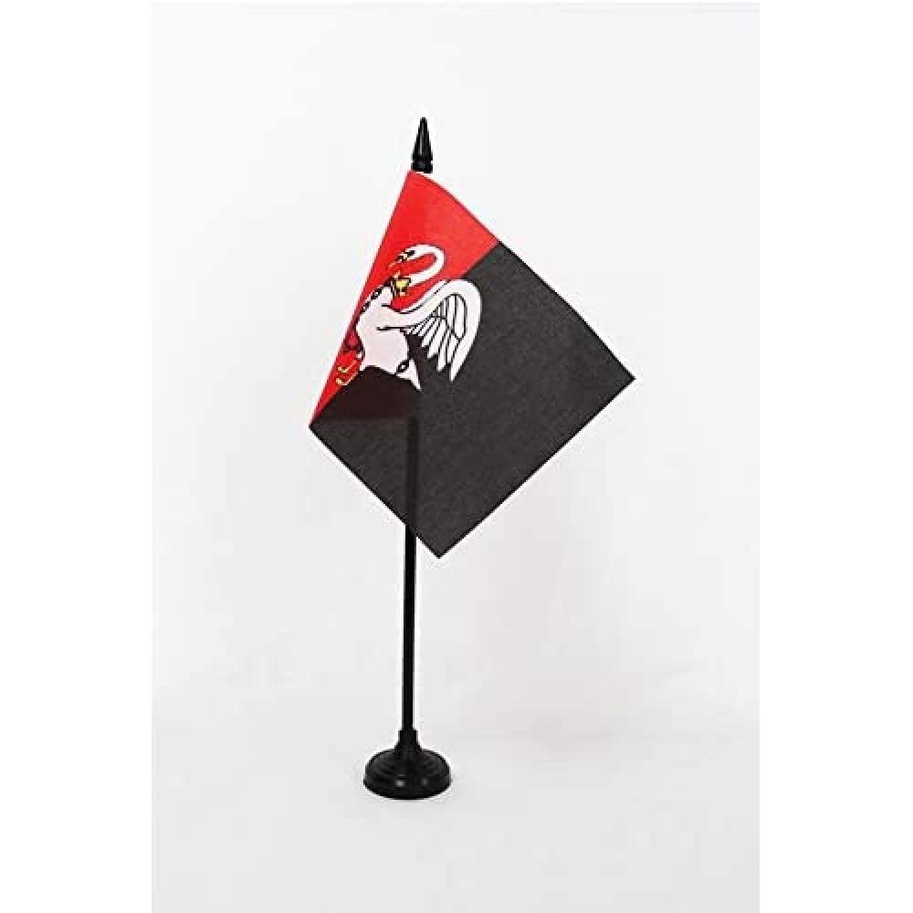 AZ FLAG, Buckinghamshire New county Table Flag 4'' x 6''