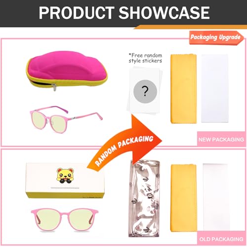 Image of Kids Blue Light Blocking Glasses Boys Girls 360 Hinges Spin Silicone Frame CR39 Lens Computer Gaming Eyewear