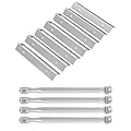 KEESHA Grill Replacement Parts Kit for Napoleon Prestige 500 Grill, Flame Tamer Heat Plate and Grill Burner for Napoleon Built-in Prestige 500, Grill P500RSIBNK-3, Replacement for Napoleon Rogue Parts