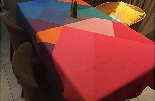 Nappe en lin épais de style européen pour protéger une table - 2