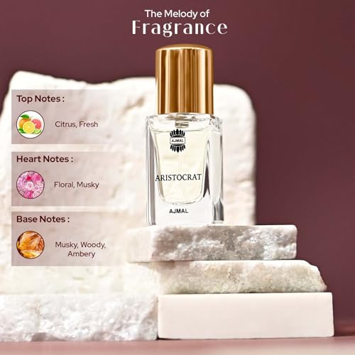 Image of Ajmal Aristocrat Perfume for Men | Eau De Parfum for Man | Perfume for Man with Watermelon, Lime & Jasmine | Fruity, Woody-Floral Fragrance with Musky Base for Men | Versatile Cologne for Men (14 ml)
