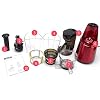 Slow Masticating Juicer, Cold Press Juicer Machine, Juice Extractor with Quiet Motor and Reverse Function, Juicing Separation Without Filtering, Easy Clean,Gold