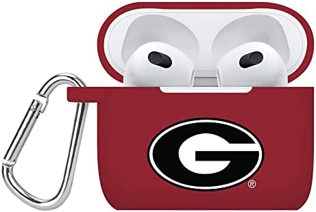 AFFINITY BANDS Georgia Bulldogs Silicone Case Cover Compatible with Apple AirPods Gen 3 (Crimson)