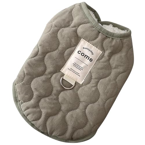 小型犬用ウィンタージャケット、ハーネス穴内蔵の暖かい犬用ベスト、犬用冬用コート、居心地の良いスノーベスト、子犬用ジャケット、小型犬用犬用冬用ジャケット、小型犬用猫用ペットアパレル