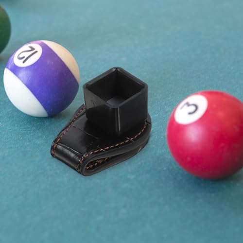 Porte-craie magnétique en cuir idéal pour vos soirées billard