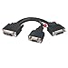 Produktbild LINDY DVI Splitterkabel VGA & DVI-D Schwarz Dual Link DVI-I M > VGA F + DVI-D F Dual Link