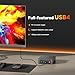 BOSGAME Gaming Mini Pc Ryzen 9 6900HX【Dual 2.5GbE LAN】 P3 Mini Computers Equiped Radeon 680M GPU 2400Mhz 32GB DDR5 & 1TB SSD, Wi-Fi 6E, BT5.2, USB 4(40Gbps), Office, Gaming, Meeting