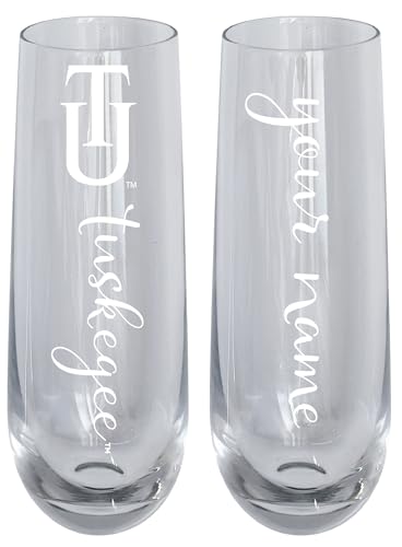 Copa de champán grabada personalizable 10 oz