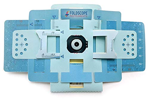 Image of Foldscope Basic Kit Foldable DIY Paper Microscope by Indian hobby center