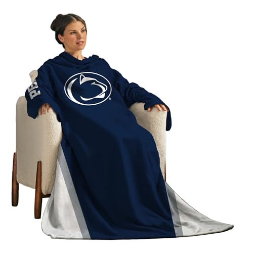 Snuggie Penn State Nittany Lions – The Original Wearable Blanket with Sleeves | Super Soft Fleece | As Seen on TV | Officially Licensed Collegiate
