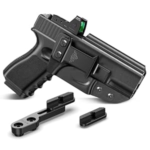 IWB Kydex Holster Compatible with Glock 19(Gen1/2/3/4/5),MOS,19X, 25, 44, 45(Gen1-5), 23, 32(Gen3-4),Concealed Carry Holster,Gun Holster accessories for Appendix Inside Waistband(Only Right Hand Draw)