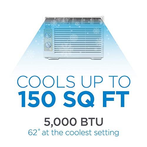 BLACK+DECKER Window Air Conditioner 5000 BTU, AC Window Unit Cools Up to 150 Square Feet, Window AC Unit with Mechanical - Additional View