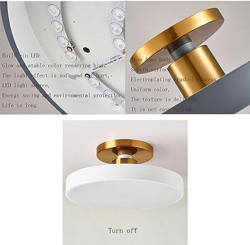 Plafonnier LED blanc montage semi-encastré petit modèle - 7