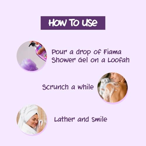 Image of Fiama Body Wash Shower Gel Blackcurrant & Bearberry, 750ml Family Pack, Body Wash for Women & Men with Skin Conditioners for Radiant Glow, Suitable for All Skin Types