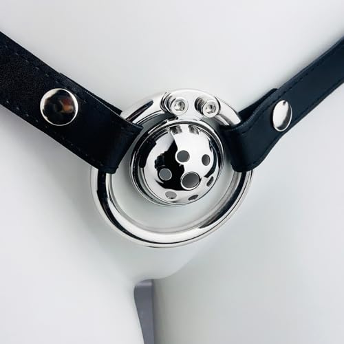 Hdynasty Jaula Plana Invertida de Acero Inoxidable con 1 Cinturón de Ejercicio Fijo Antideslizante (55mm)