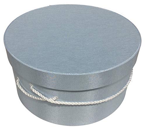 Sarah's Hat Boxes Classic Light Blue Hat Box – 14.75