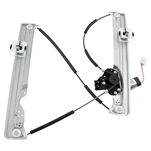Image of TRQ Front Driver Side Power Window Motor and Regulator Assembly Power Express Down Compatible with 2013-2019 Ford Escape