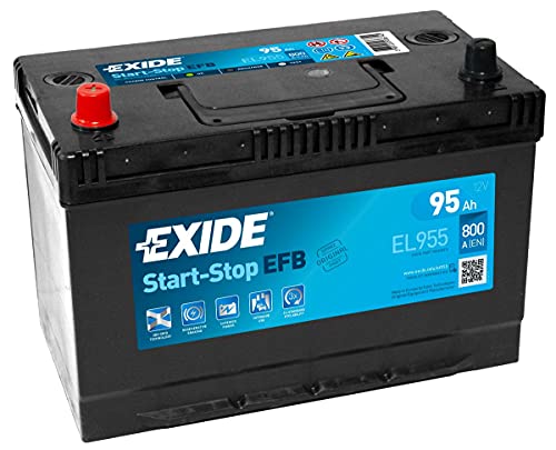 Batería Exide EL955 Efb. 12V - 95Ah/800A (EN) Caja M27 (306x173x222mm)