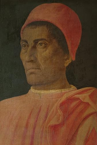 Tableau portrait du cardinal Carlo de Médicis Andrea Mantegna pour habiller un grand mur vide