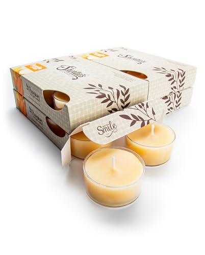 Pumpkin Souffle Premium Tealight Candles Bulk Pack - Highly Scented
