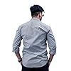 Sparrow Outfit Men’s Pure Cotton Regular Fit Shirt | Casual Wear Formal Shirts for Men and Boys | Spread Collar Long Sleeve Button Down Shirt for Office Parties Festival Special Occasions (Grey)