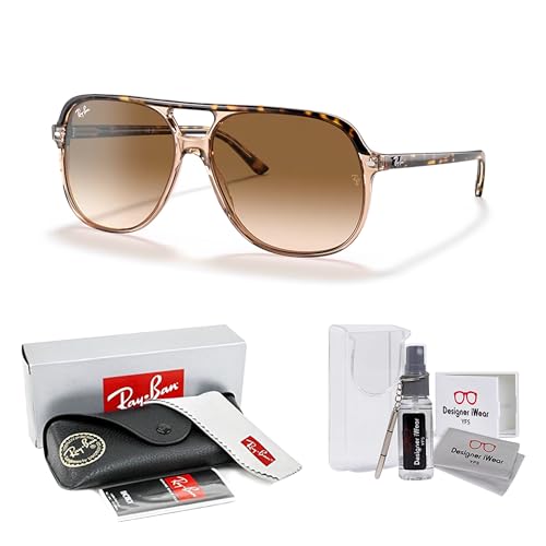 Ray-Ban Bill RB2198 Square Sunglasses for Men for Women +BUNDLE with ACCESSORY EYEWEAR KIT2