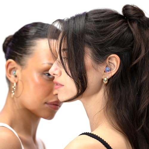 Image of Eargasm High Fidelity Blue Earplugs for Concerts, Festivals, Musicians, DJs, Night-Life, Motorcycle Hearing Protection - Reusable Ear Plugs for High Fidelity Noise Reduction up to 21 dB