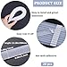 CRASPIRE 20Pcs 15mm Wide Thermal Glue Strips for Books Repair Bookbinding Mesh Backing EVA Hot Melt Adhesive Three Point Positioning Office Documents Paper Paperback