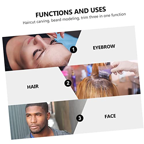 KALLORY Suporte De Navalha Gravado Suporte Para Navalha Ferramenta Para Aparar Barba Suporte Para Ba