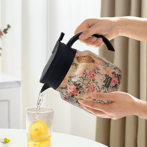 Jarra de café de acero inoxidable térmica de gran capacidad para mantener bebidas calientes 4