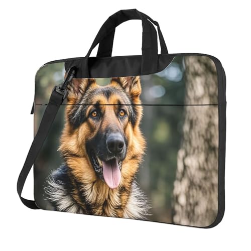 Sacoche ordinateur portable Berger allemand étanche : finis les appareils mouillés en voyage