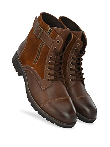 Image of Harrytech London High Ankle Leather Boots for Men