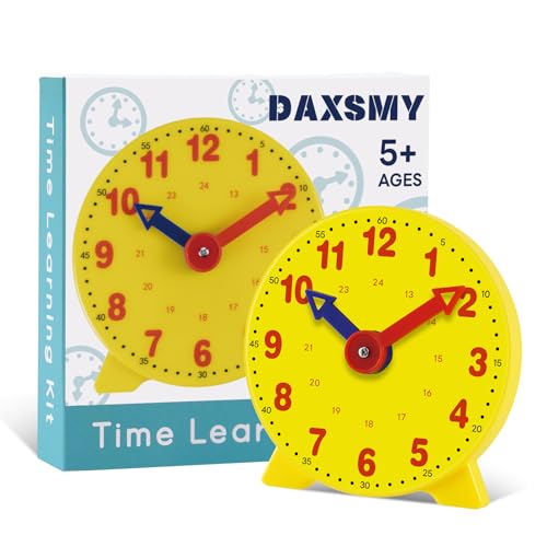 Daxsmy Teaching Clock, Kids Learning To Tell Time cover