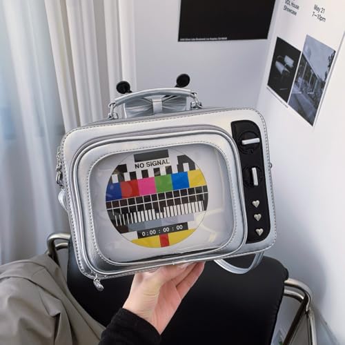 Tv Shape Retro Women Shoulder Bag Design Cute Backpack With Inserts Gilrs Crossbody Bag4