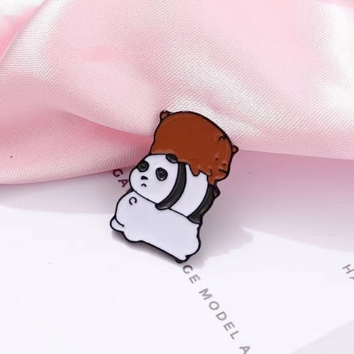 Image of Cute Enamel Pins Cartoon Lapel Pin Brooch Badge for Backpack Jackets Funny Tiger Pins for Gift Anime Enamel Pin for Clothing Hat Decoration