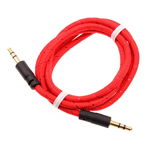 Cable auxiliar de audio Jack 3.5mm de 1 metro