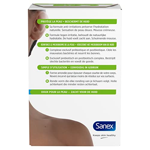 Sanex soin douche solide prébiotique hypoallergénique sans savon