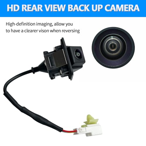 Image of Rear View Backup Camera Compatible with 2011 2012 2013 Hyundai Elantra Reversing Parking Assist Back Up Camera Replaces # 957503X105 95750-3X345 957503X100 957503X101