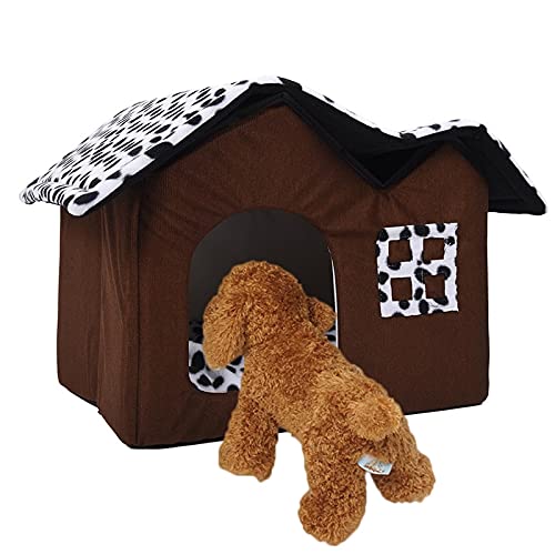 Niche chat et chien pliable avec tapis amovible