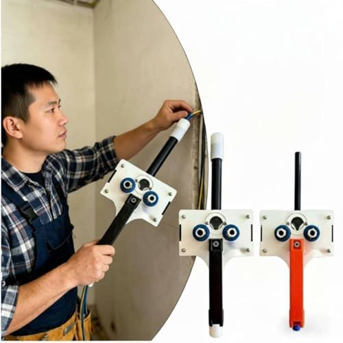 Image of SECRET DESIRE Cable Puller High Efficiency Wire Puller Easy to Use Wire Pulling Device for Electricians, Installers, Wall Wiring Orange
