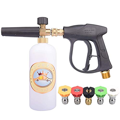 GDHXW X-999 Foam Wash Gun 3000 PSI High Pressure Snow Foam Lance Foam