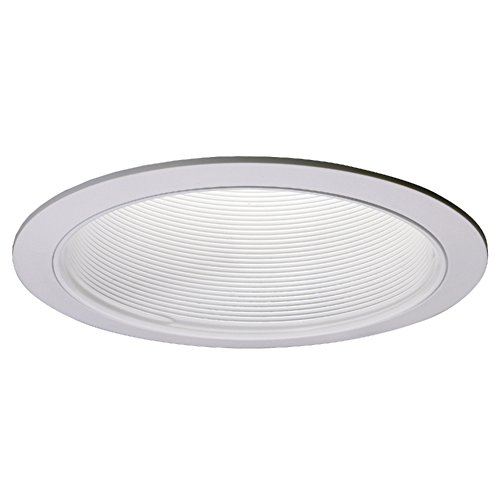 Halo 410u00a0W-R 410u00a0W-R E26u00a0serie empotrable iluminación anillo embellecedor de cuadrícula, 6u00a0en, blanco