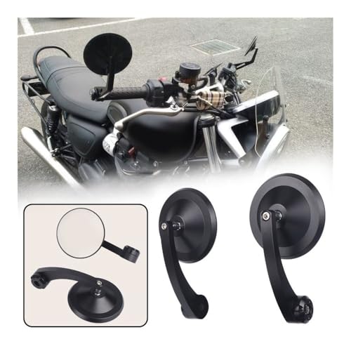 Espejos retrovisores de acabado superior para manillar de Bonneville y Trident 2