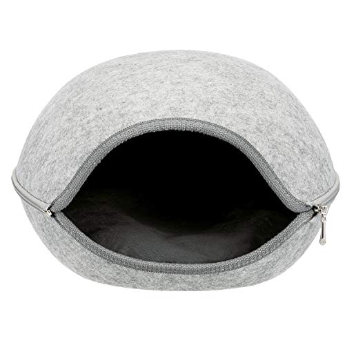 Katzenhöhle Trixie Luna 36316 aus Filz, 40 x 24 x 46 cm