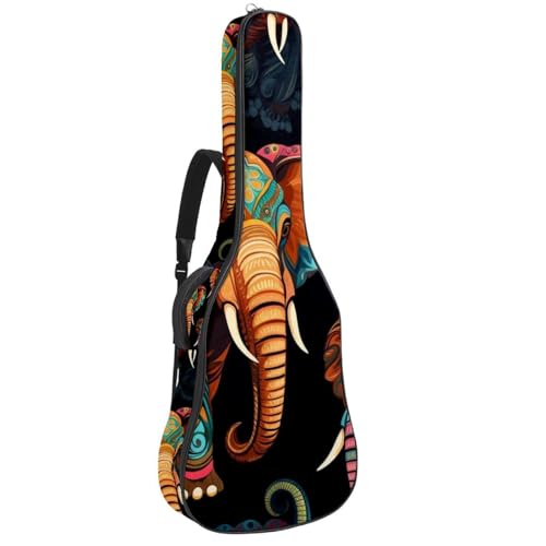 Housse pour guitare acoustique avec couche protectrice contre la pluie