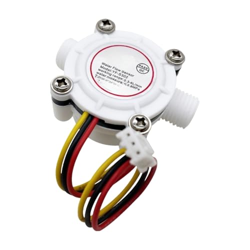 Capteur de débit d'eau interface G1/4 compteur fil extérieur 1/4 machine RO