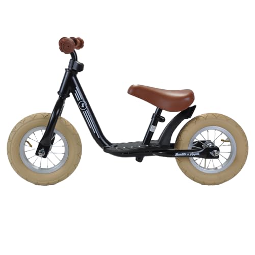 Bandits & Angels Metall-Laufrad Starter Retro mit Trittbrett ab 2 Jahren – grünes Laufrad –...