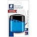 Staedtler Mars Gmbh & Co. 512300Sbk Pencil Sharpener, 2 Hole, Oval, Blue/Aqua/Pink